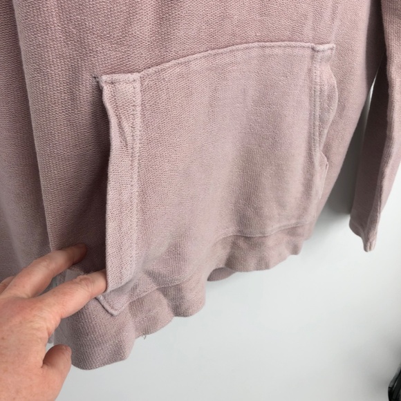 American Eagle Mens Hoodie Size Medium Pink Fade Sweatshirt Pockets Thick Knit - Picture 5 of 14